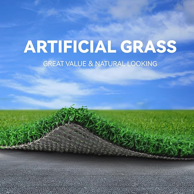 0.8 Inch Artificial Grass Turf - 3FTx32FT Pet Friendly Rug UV Resistant Indoor Outdoor Carpet for Garden, Balcony, Deck